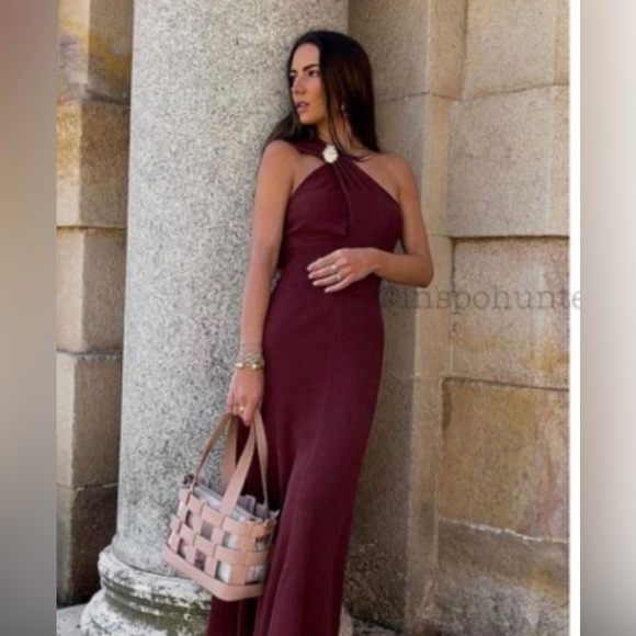 Zara Dresses Nwt Zara Halter Knit Dress Poshmark